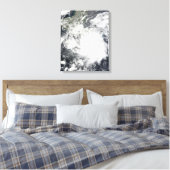 Tropisch Storm Alma Canvas Afdruk (Insitu (Slaapkamer))