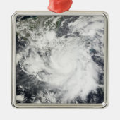 Tropisch Storm Alma Metalen Ornament (Voorkant)