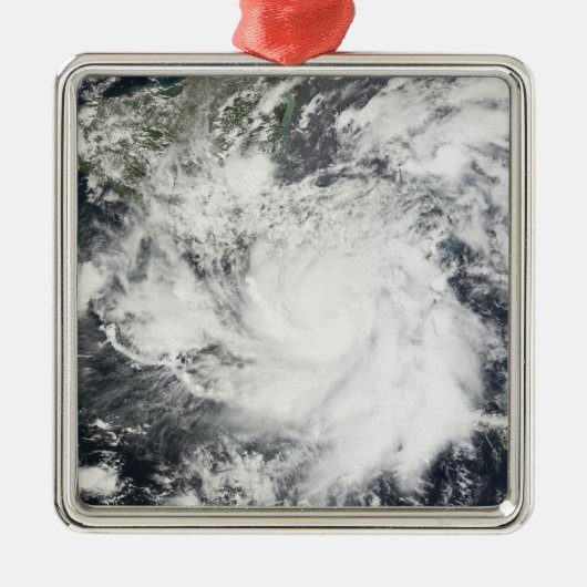 Tropisch Storm Alma Metalen Ornament (Voorkant)