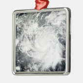 Tropisch Storm Alma Metalen Ornament (Links)