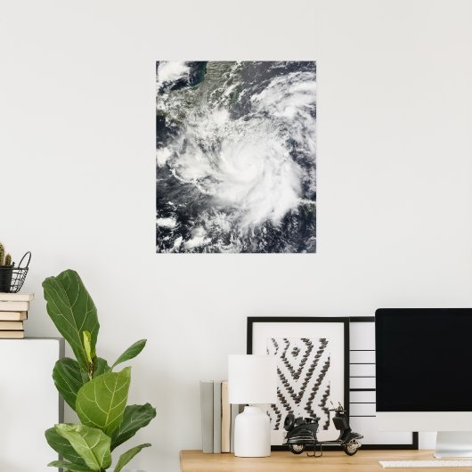 Tropisch Storm Alma Poster (Thuiskantoor)