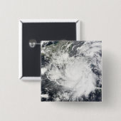 Tropisch Storm Alma Vierkante Button 5,1 Cm (Voorkant /achterkant)