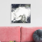 Tropisch Storm Arthur Canvas Afdruk (Insitu (Woonkamer))