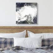 Tropisch Storm Arthur Canvas Afdruk (Insitu (Slaapkamer))