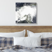 Tropisch Storm Arthur Canvas Afdruk (Insitu (Slaapkamer))