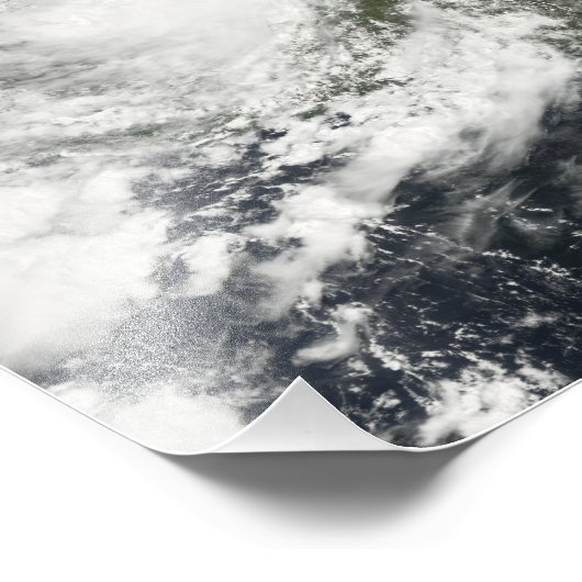 Tropisch Storm Arthur Foto Afdruk (Hoek)