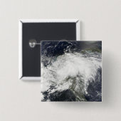 Tropisch Storm Arthur Vierkante Button 5,1 Cm (Voorkant /achterkant)