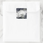 Tropisch Storm Arthur Vierkante Sticker (Tas)