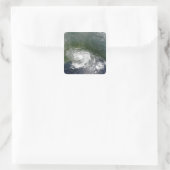 Tropisch Storm Bertha Vierkante Sticker (Tas)