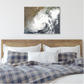 Tropisch Storm Bijli Canvas Afdruk (Insitu (Slaapkamer))
