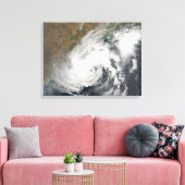 Tropisch Storm Bijli Canvas Afdruk (Insitu (Woonkamer))