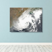 Tropisch Storm Bijli Canvas Afdruk (Insitu (Houten vloer))