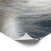 Tropisch Storm Bijli Foto Afdruk (Hoek)