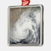 Tropisch Storm Bijli Metalen Ornament (Links)