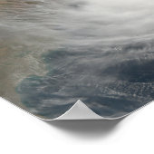 Tropisch Storm Bijli Poster (Hoek)