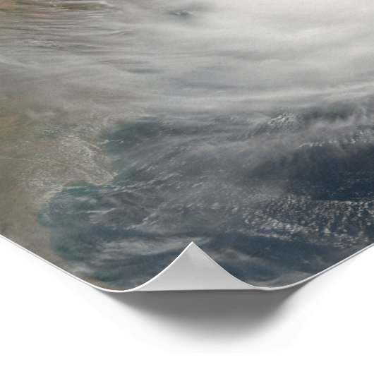 Tropisch Storm Bijli Poster (Hoek)