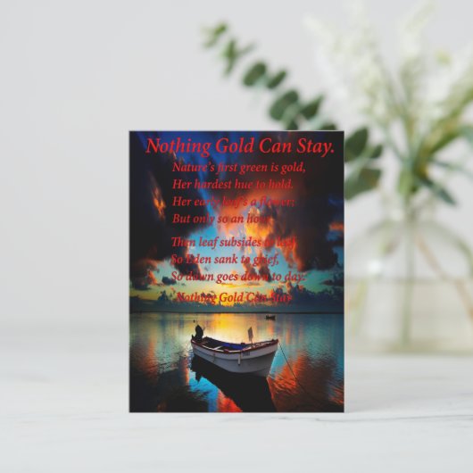 Tropisch Storm Briefkaart (Staand voorkant)