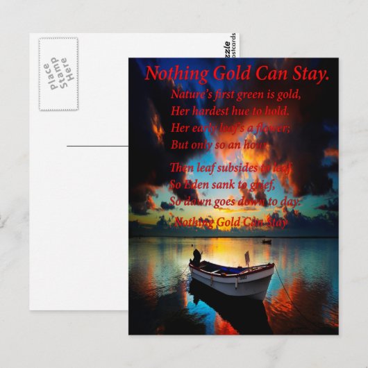 Tropisch Storm Briefkaart (Voorkant / Achterkant)