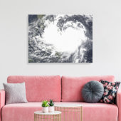 Tropisch Storm Chanchu 2 Canvas Afdruk (Insitu (Woonkamer))