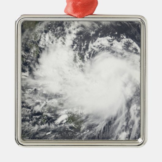 Tropisch Storm Chanchu 2 Metalen Ornament (Voorkant)