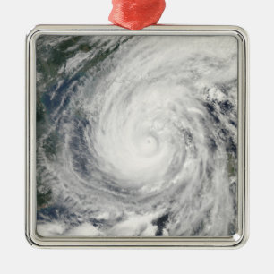 Tropisch Storm Chanchu Metalen Ornament