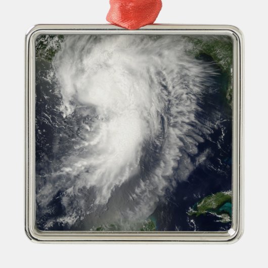 Tropisch Storm Cindy Metalen Ornament (Voorkant)