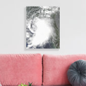 Tropisch Storm Claudette Canvas Afdruk (Insitu (Woonkamer))