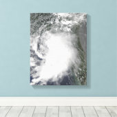 Tropisch Storm Claudette Canvas Afdruk (Insitu (Houten vloer))
