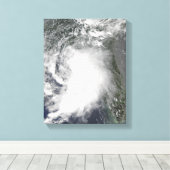 Tropisch Storm Claudette Canvas Afdruk (Insitu (Houten vloer))