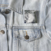 Tropisch Storm Claudette Vierkante Button 5,1 Cm (In situ)