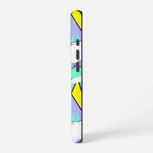 Tropisch Storm Comic iPhone Hoesje (Linkerkant)