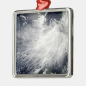 Tropisch Storm Conson Metalen Ornament (Links)