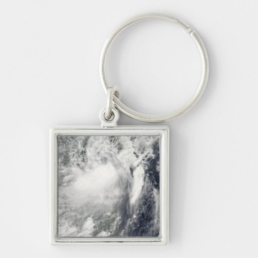 Tropisch storm Conson nadert Vietnam Sleutelhanger (Voorkant)