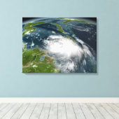 Tropisch Storm Dennis Canvas Afdruk (Insitu (Houten vloer))
