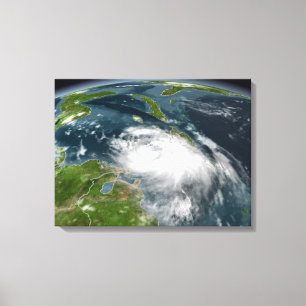Tropisch Storm Dennis Canvas Afdruk