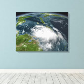 Tropisch Storm Dennis Canvas Afdruk (Insitu (Houten vloer))