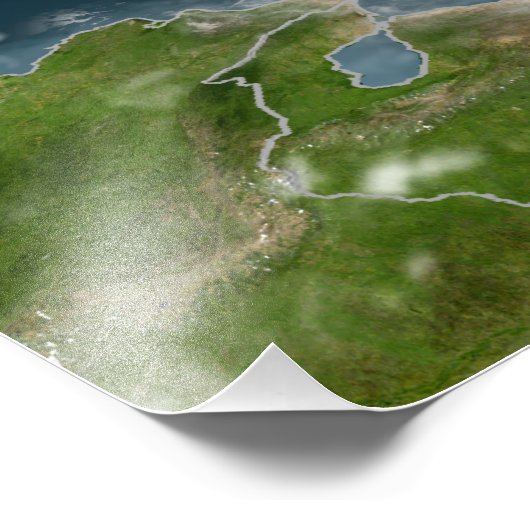 Tropisch Storm Dennis Foto Afdruk (Hoek)