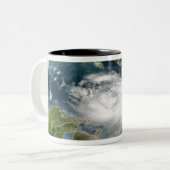 Tropisch Storm Dennis Tweekleurige Koffiemok (Voorkant links)