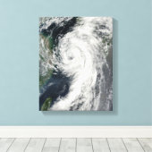 Tropisch Storm Dianmu Canvas Afdruk (Insitu (Houten vloer))