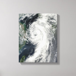 Tropisch Storm Dianmu Canvas Afdruk