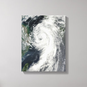 Tropisch Storm Dianmu Canvas Afdruk