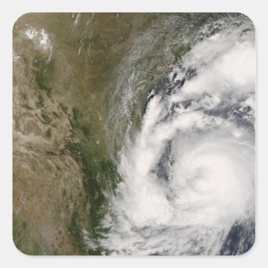 Tropisch Storm Dolly Vierkante Sticker (Voorkant)