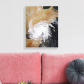 Tropisch Storm Drie in het noorden van de Indische Canvas Afdruk (Insitu (Woonkamer))