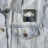 Tropisch Storm Edouard 2 Vierkante Button 5,1 Cm (In situ)