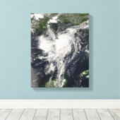 Tropisch Storm Edouard Canvas Afdruk (Insitu (Houten vloer))
