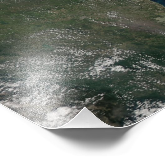 Tropisch Storm Edouard Foto Afdruk (Hoek)