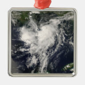 Tropisch Storm Edouard Metalen Ornament (Voorkant)