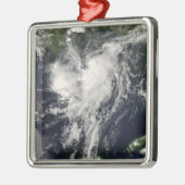 Tropisch Storm Edouard Metalen Ornament (Links)