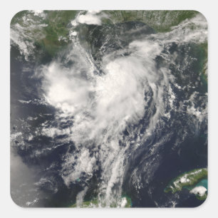 Tropisch Storm Edouard Vierkante Sticker