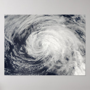Tropisch Storm Ele in het centrale deel van de Sti Poster